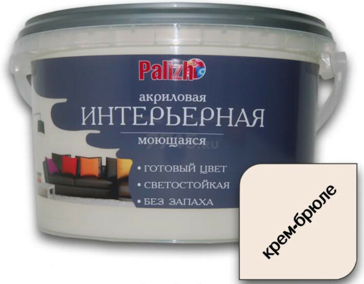 Краска акриловая PALIZH №303 крем-брюле 3,7 кг (РС-303-3,7)